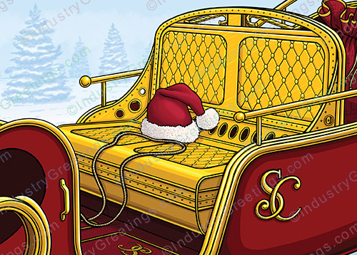 Fabrication Business Christmas Card