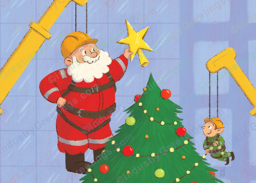 Crane Business Christmas Card