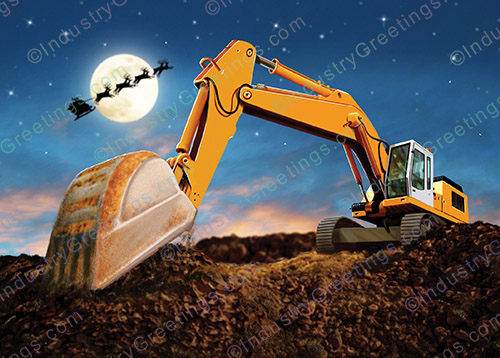Excavation Service Christmas Card