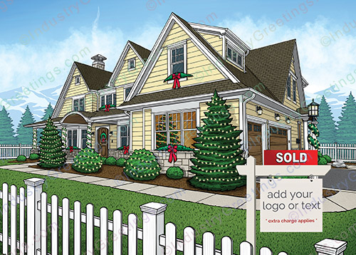 Professional Realtor Christmas Card