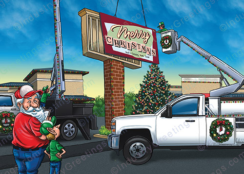 Commercial Development Holiday Card