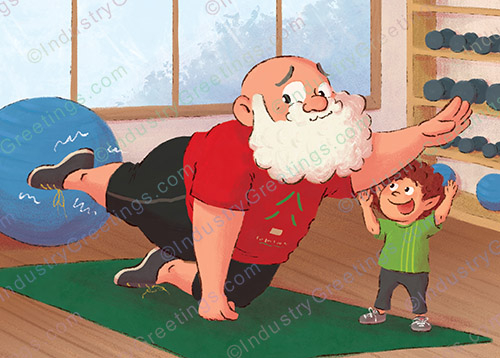 Physical Therapy Christmas Card