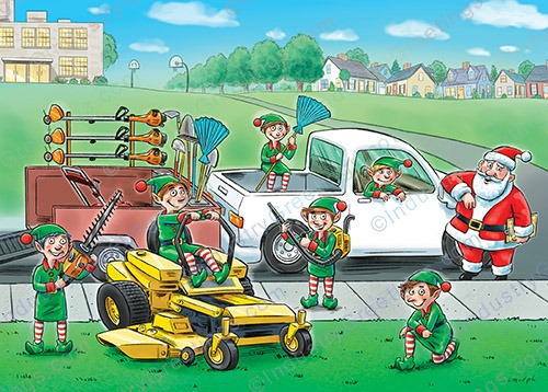 Your Landscaping Team Christmas Card