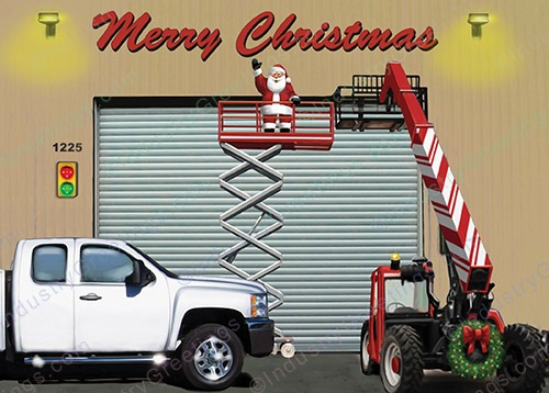 Jobsite Equipment Christmas Card