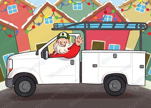 Best Company Truck Holiday Card