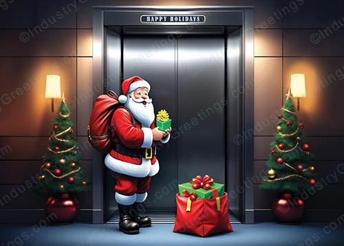 Elevator Industry Christmas Card