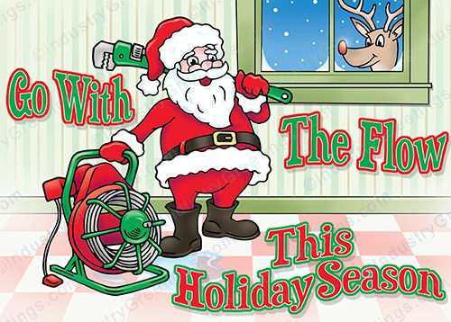 Rooter Business Christmas Card