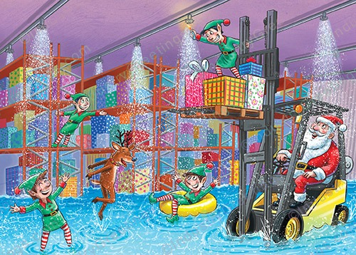 Warehouse Operations Christmas Card