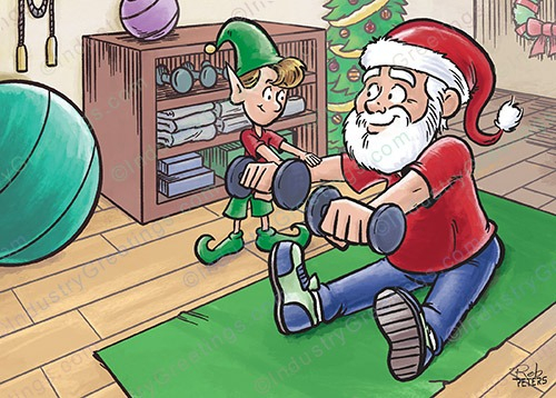 Physical Therapist Holiday Card