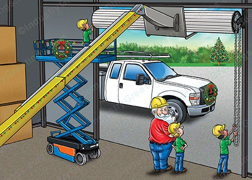 Overhead Door Company Holiday Card