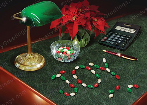 Bean Counter Christmas Card