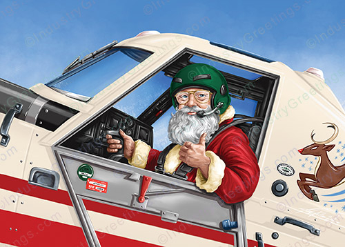 Agricultural Aviation Christmas Card