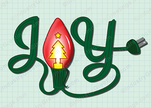 JOY Electrical Christmas Card
