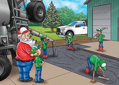 Best Concrete Christmas Card