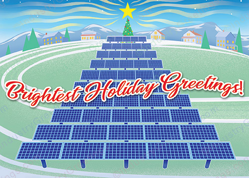 Solar Business Christmas Card