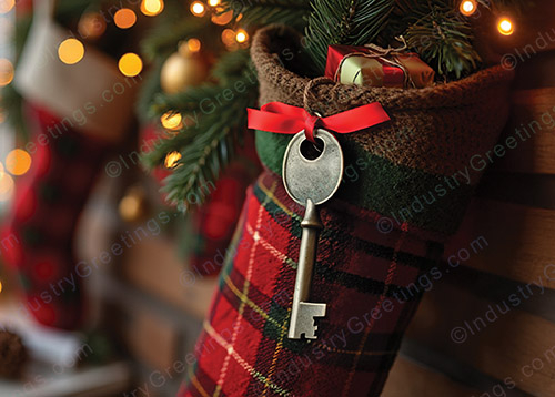 Locksmith Business Christmas Card