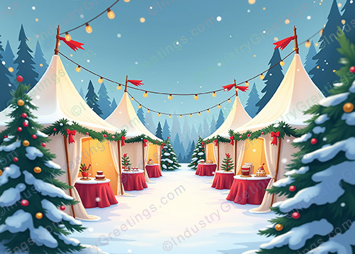 Event Planning Christmas Card