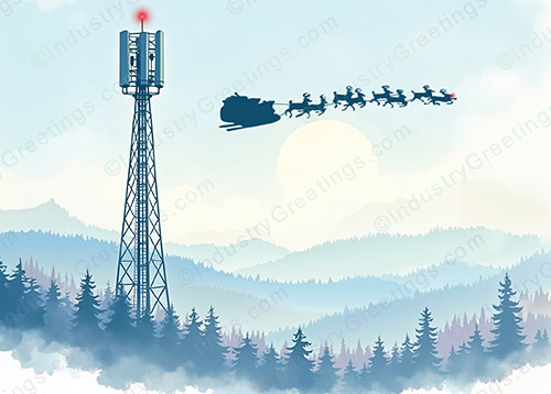 Communications Business Christmas Card