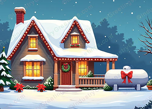 Residential Propane Christmas Card 