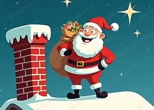 Chimney Maintenance Christmas Card