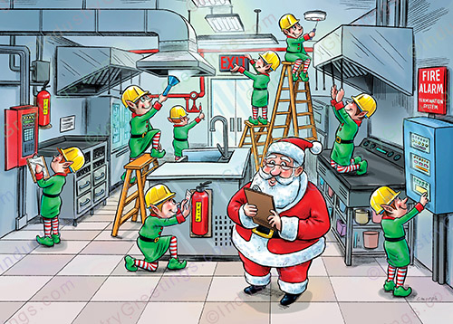 Safety Inspection Christmas Card