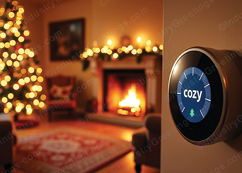 Heating and Air Company Christmas Card