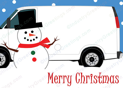 Full Service Van Christmas Card