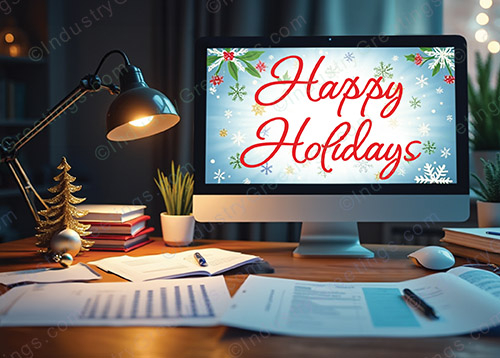 Home Office Holiday Card