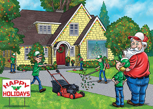 Landscape Team Holiday Card