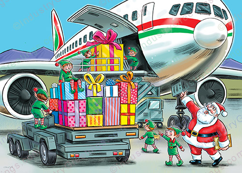 Air Cargo Business Christmas Card