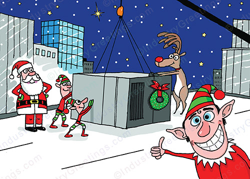 Commercial HVAC Holiday Card