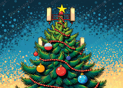 Cell Tower Christmas Card