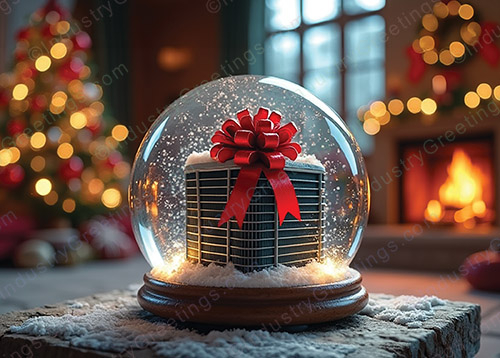 Air Conditioning Company Christmas Card