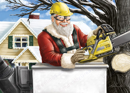 Professional Arborist Christmas Card