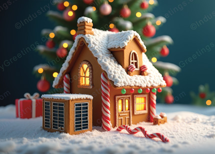 Gingerbread HVAC Christmas Card