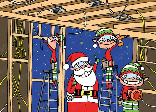 Electrical Trade Christmas Card