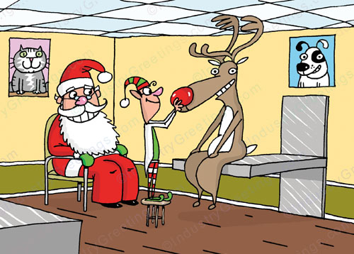 Veterinary Care Christmas Card