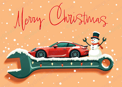 Performance Auto Repair Christmas Card