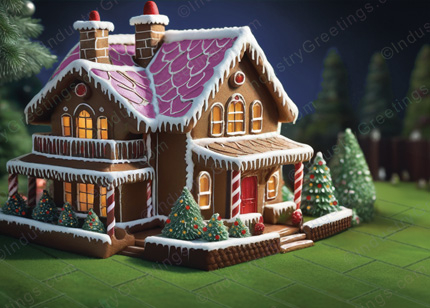 Sod Turf for Christmas Card