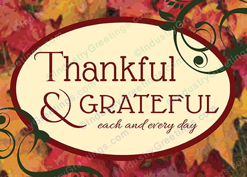 Corporate Holiday Thanksgiving Card