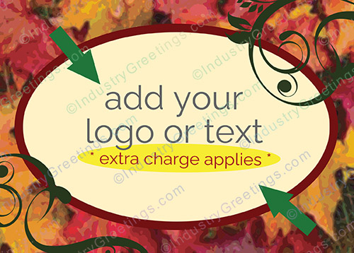 Company Logo Thanksgiving Card