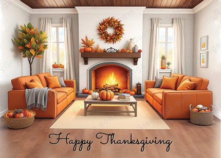 Home Interior Thanksgiving Card