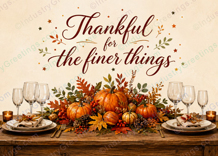 Home Traditions Thanksgiving Card