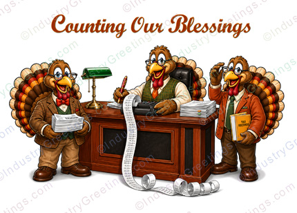 Accountant Thanksgiving Card