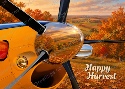 Ag Aviation Thanksgiving Card