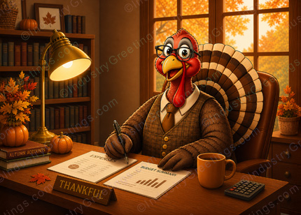 Financial Services Thanksgiving Card