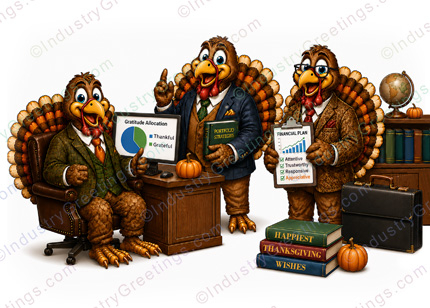 Investment Specialist Thanksgiving Card