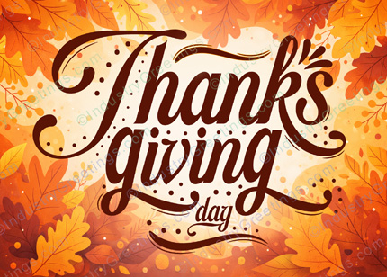 Seasonal Cheer Thanksgiving Card