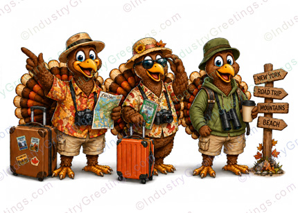Travel Industry Thanksgiving Card
