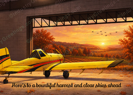 Aerial Application Thanksgiving Card